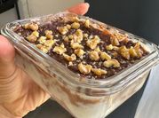 Una foto de avena desayuno proteínas