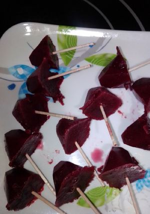 Una foto de Mini helados de cereza para los más peques