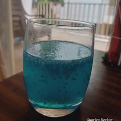 A picture of Citrus sabja drink.