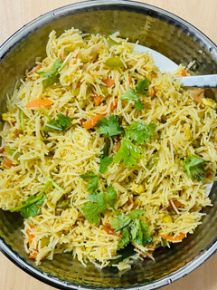 A picture of Egg Masala vermicelli/Egg masala semiya.