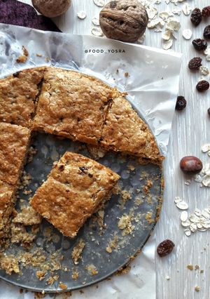 عکسی از دستور #flapjack biscuits