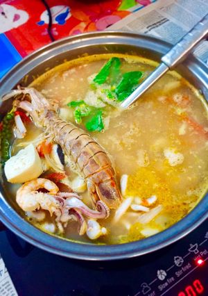 Hình của món Lẩu Hải Sản.