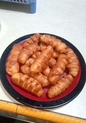 Foto resep Roti goreng pisang coklat