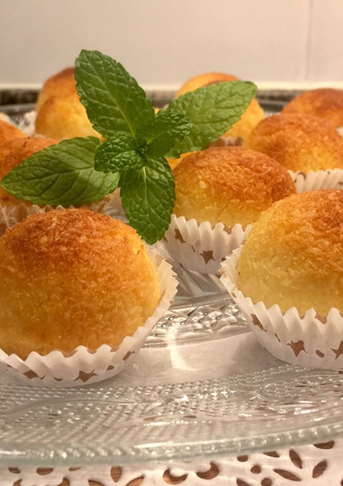 Una foto de Delicias de coco con esencia de almendra