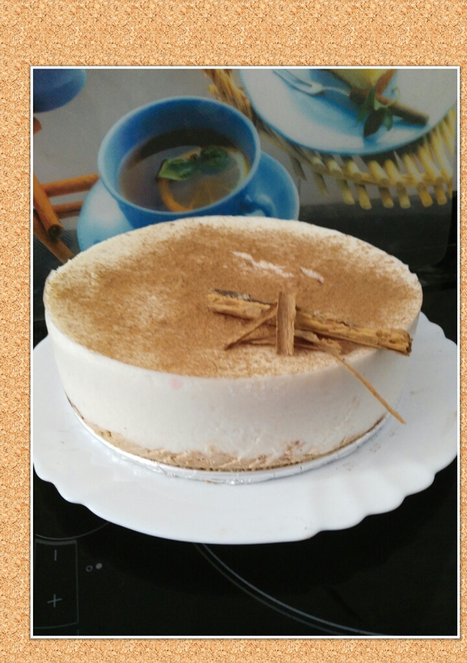 Una foto de Tarta de arroz con leche