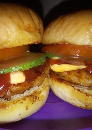 Foto resep Burger Jamur Tiram