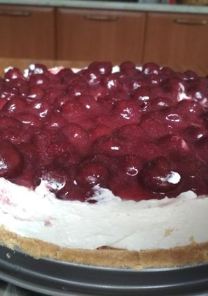 Φωτογραφία της συνταγής Cheesecake με βύσσινο