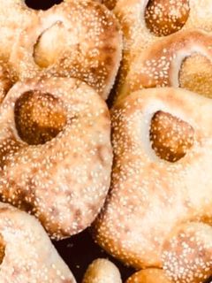 صورة لوصفة كعك عصروني لبناني