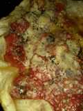 Tarta tatin de tomates con mostaza. (Francia)