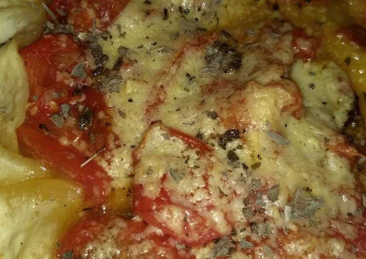 Tarta tatin de tomates con mostaza. (Francia)