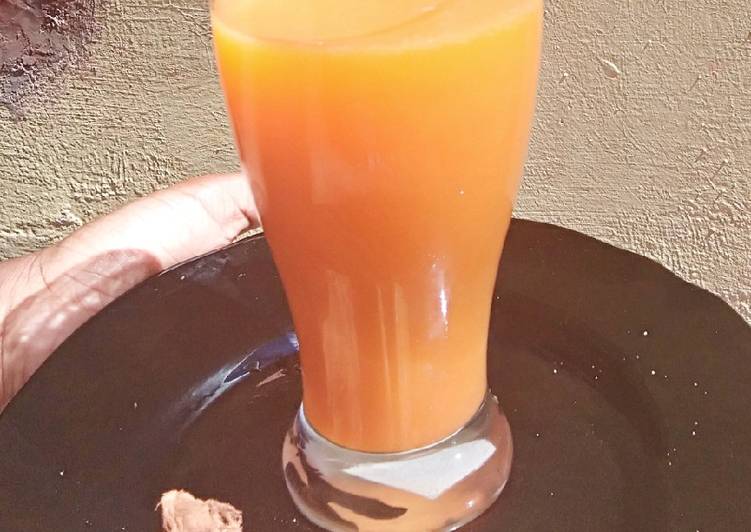 Step-by-Step Guide to Prepare Homemade Carrot and ginger detox juice #one recipe one tree