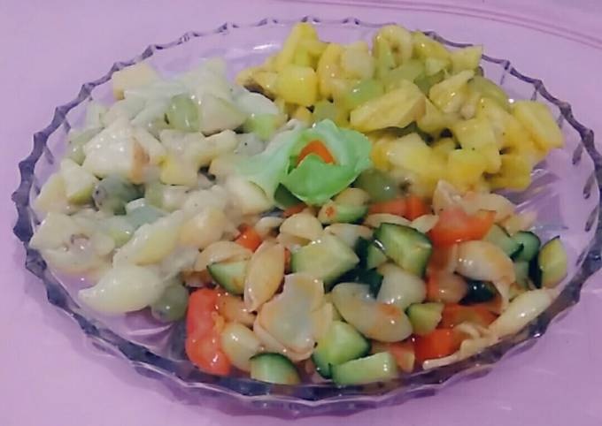 Step-by-Step Guide to Prepare Speedy #Fruit, #Mayonnaise, #Macroni Salads