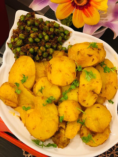 A picture of Chakli aloo.