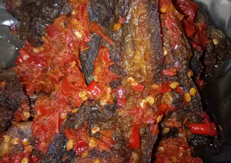 Resep Lele goreng sambel terasi Anti Gagal