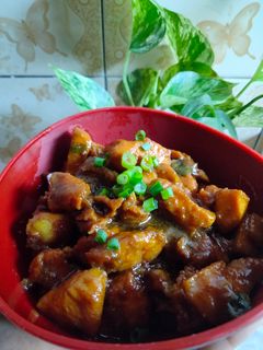 Foto resep Ayam kecap topping mie ayam