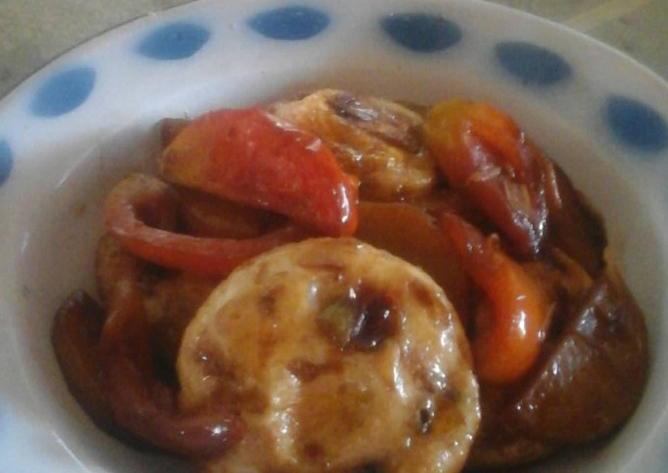 Telur Bebek Ceplok Saus Tiram