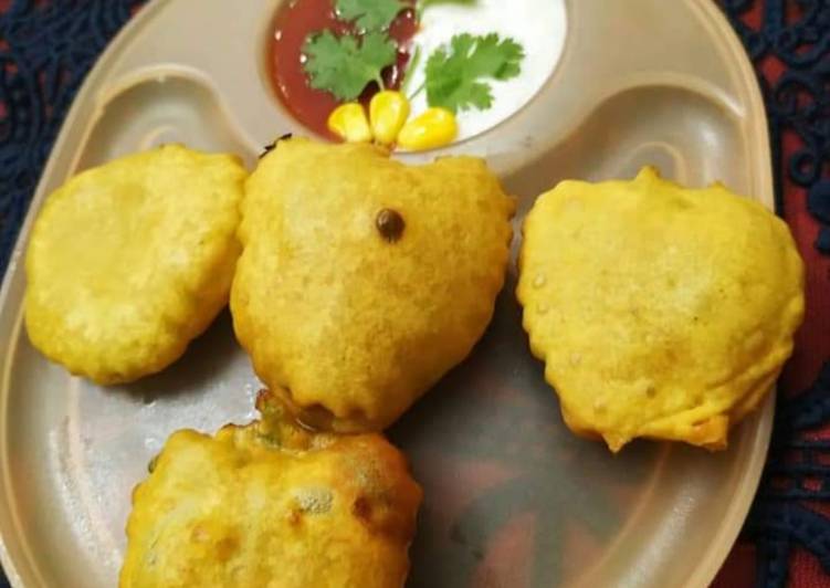 Ajwain leaf pakodas