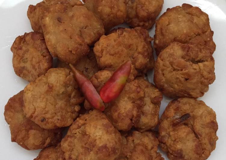 Perkedel tempe/ mendol/ trasidele