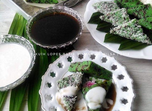 Gambar Kuih Lopes Batik