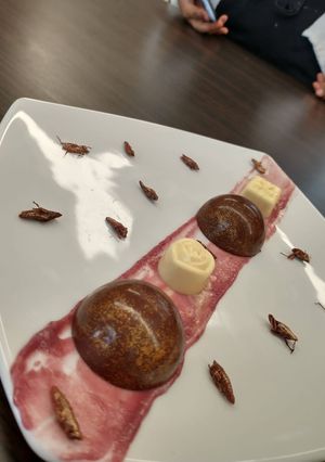 Una foto de Bombones de chocolate con relleno de chile habanero 🍫