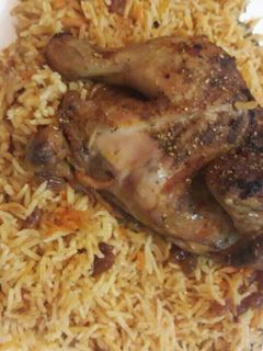 صورة لوصفة ارز بخاري😋😋