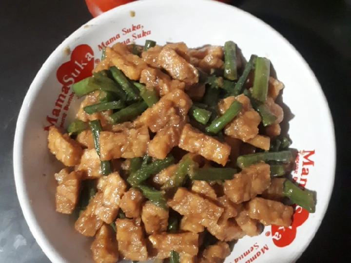 Langkah Mudah untuk Membikin Resep Tumis tempe kacang panjang yang Bisa Manjain Lidah Anti Ribet, Sempurna