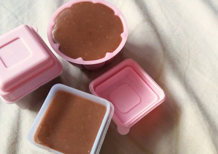 Resep Baby Choco Pudding #MPASIHafizDzimar (11 Bulan Anti Gagal