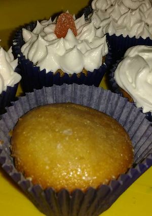 Una foto de Cupcakes de vainilla