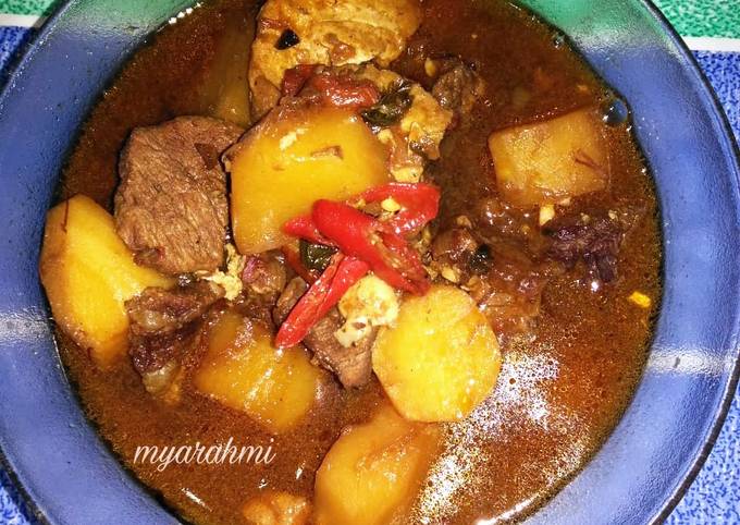 Semur Kentang Daging Sapi #BikinRamadanBerkesan