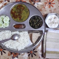 Veg thali A picture of Veg thali.