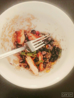 A picture of Quinoa, Chicken, and bean stir fry.