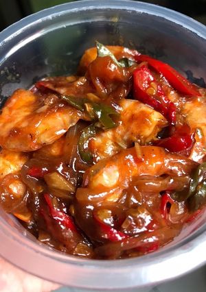 Foto resep Udang saus padang praktis