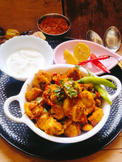 A picture of TARO/ ARBI Ki Sabji (kochu / colocasia curry).