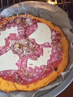 Una foto de Pizza de masa de calabaza