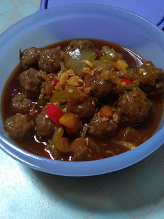 Foto resep Meat balls with Oyster Sauce