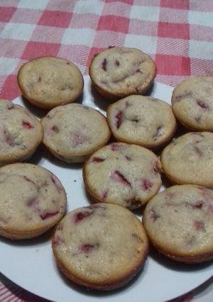 Una foto de Muffins de frutillas