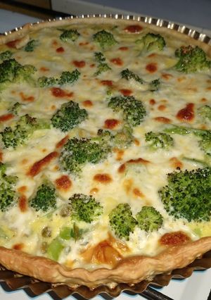 Una foto de Tarta de brócoli