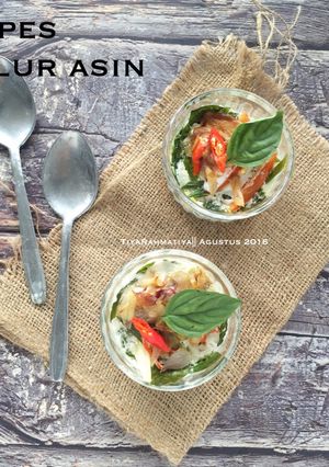 Foto resep Pepes telur asin praktis