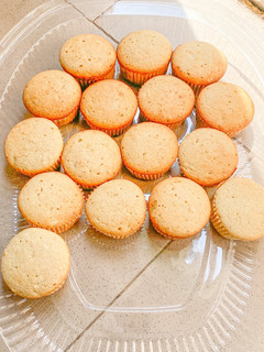 Coconut cup cake ainihin hoton girkin