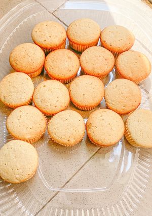 Coconut cup cake ainihin hoton girkin