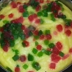 A picture of Suji mango cake.