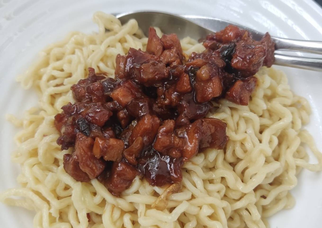 Mie ayam ketjap