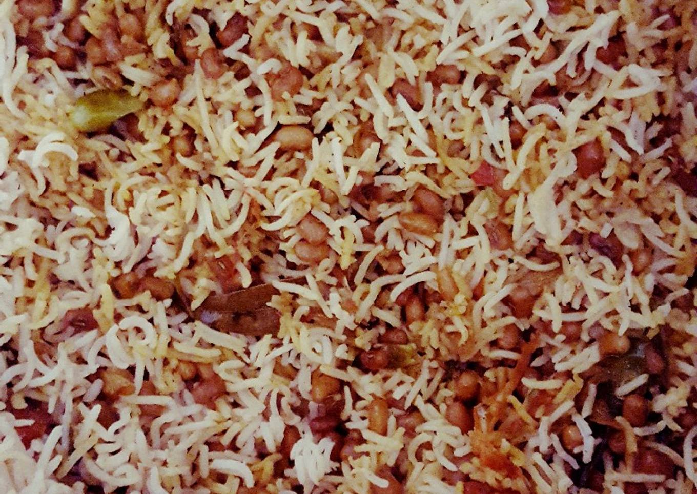 Black eyed beans Biryani