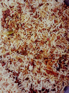 A picture of Black eyed beans Biryani.