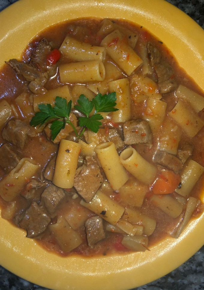 Una foto de Guiso de fideos😋