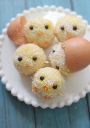 復活節小雞cakepop 的食譜成品照片