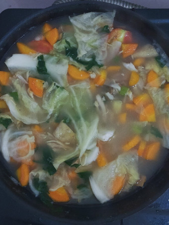 Resep Sup ayam bumbu rempah spesial Untuk Pemula