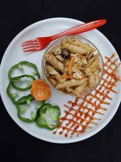 मसाला पास्ता (masala pasta recipe in Hindi) रेसिपी मुख्य फोटो