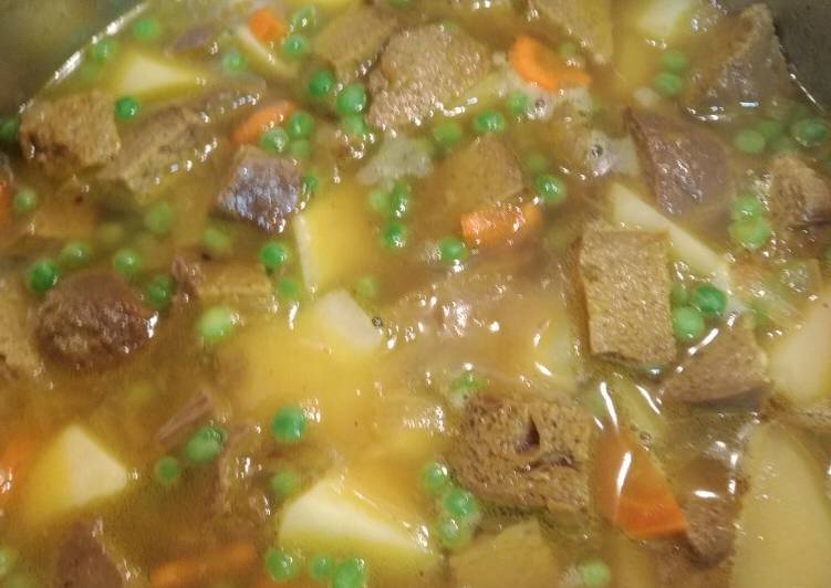 Seitán estofado (veggie)