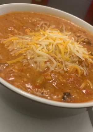 A picture of Chicken Tortilla Soup (Instant Pot).